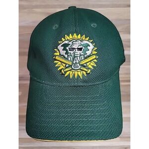 Oakland Athletics Hat New Era Size M/L 3930 Fitted Green Elephant Vintage MLB